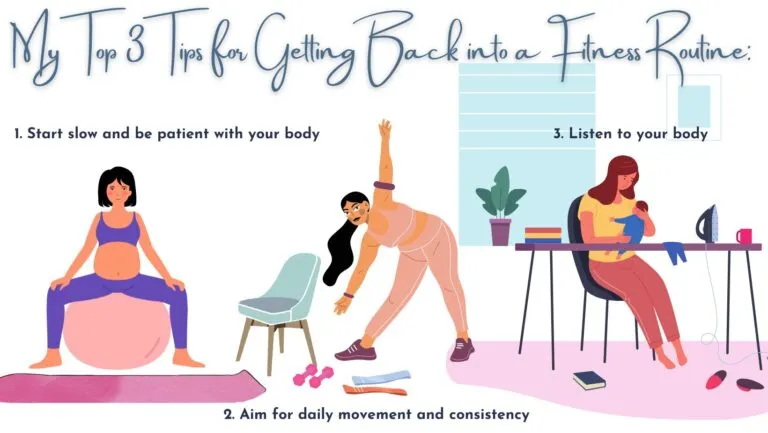 My Top 3 Tips for Getting Back into a Fitness Routine